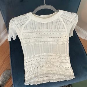 Cistar sweater, light enough for summer, slightly sparkly